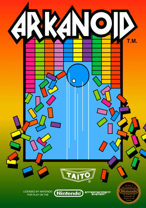 Arkanoid (USA) box art